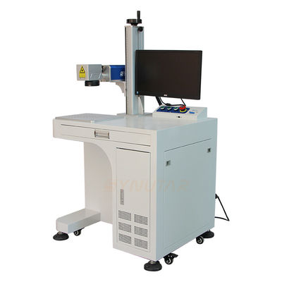 Máy đánh dấu laser sợi bàn 220V 50HZ Tốc độ cao cho tấm tên kim loại