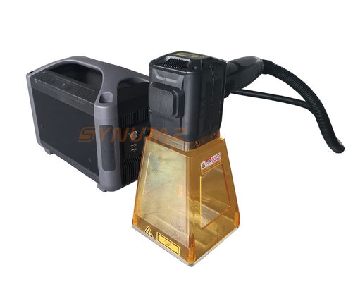 Máy khắc laser cầm tay di động Máy khắc laser sợi kim loại nhỏ