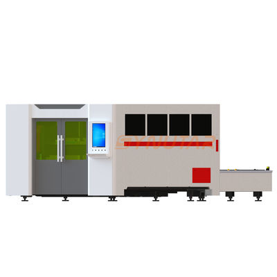 Máy cắt laser sợi Raycus chính xác cao 3000W / 6000W / 8000W