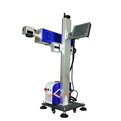 30W / 50W máy đánh dấu laser sợi máy bay trực tuyến cho kim loại
