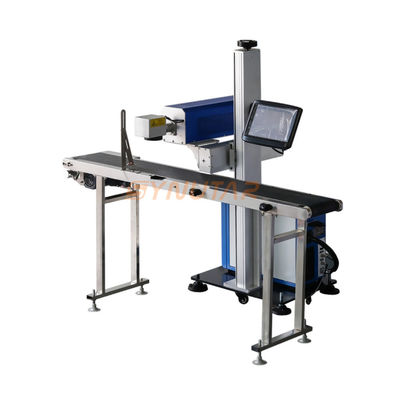 Máy đánh dấu laser tự động tốc độ cao 50Hz 20W cho túi đóng gói