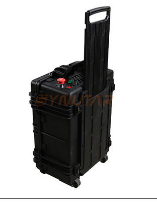 Máy làm sạch laser di động 50kg Máy làm sạch laser liên tục 300W