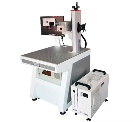 Máy đánh dấu laser UV chuyên nghiệp 20W 110mm x 110mm Vùng đánh dấu 0,15mm Kích thước ký tự tối thiểu