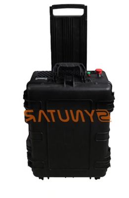 Máy làm sạch laser sợi 1064nm 100W di động cho công việc quét
