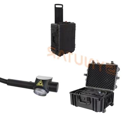 Công nghệ quét đường dây máy loại bỏ rỉ sét laser di động mạnh mẽ 100mm * 100mm Range