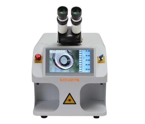 Máy hàn laser chính xác cho đồ trang sức 150KG Trọng lượng 0,2-2mm Độ sâu hàn 1064nm Độ dài sóng laser