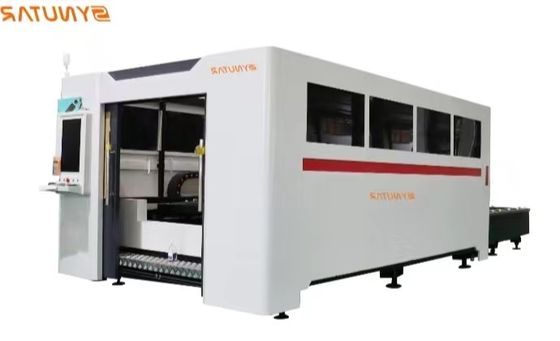 Máy cắt laser sợi tốc độ cao với hệ thống điều khiển động cơ servo để cắt chính xác