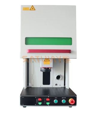 Máy đánh dấu laser sợi chính xác cho các chi tiết nhỏ 20W-100W Hệ thống làm mát không khí năng lượng laser