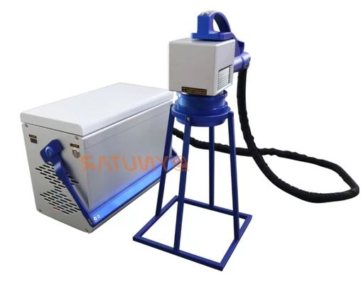 Máy đánh dấu laser sợi làm mát bằng không khí 0.01mm Kiểm soát PC đường tối thiểu